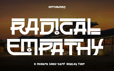 Radical Empathy Font