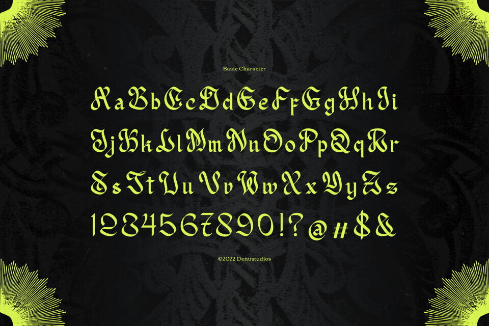 Redagon Font