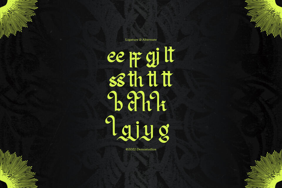 Redagon Font