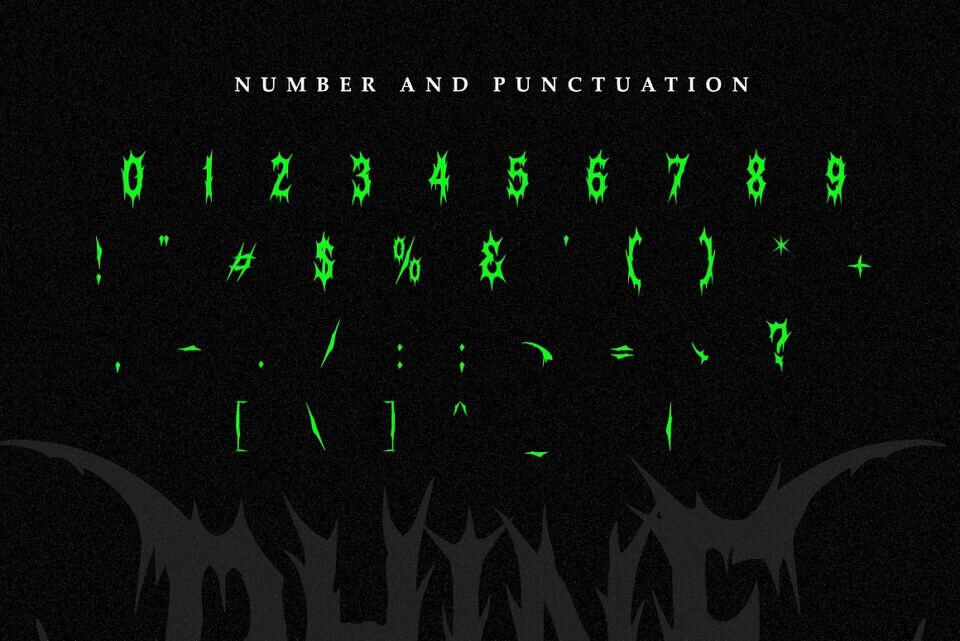 Rhine Infection Font
