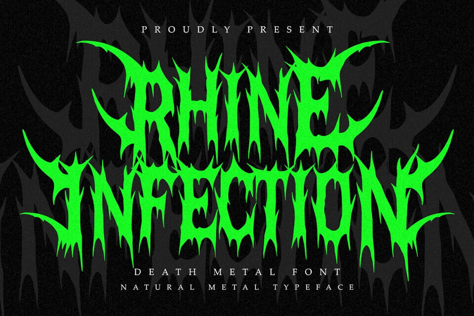 Rhine Infection Font