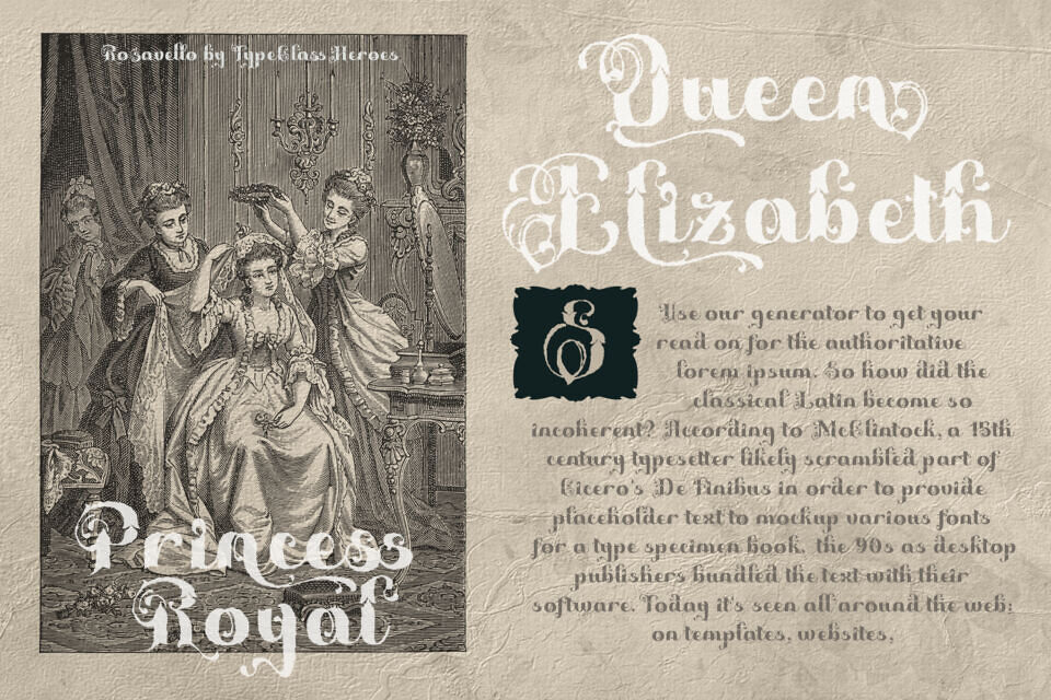 Rosavello Font