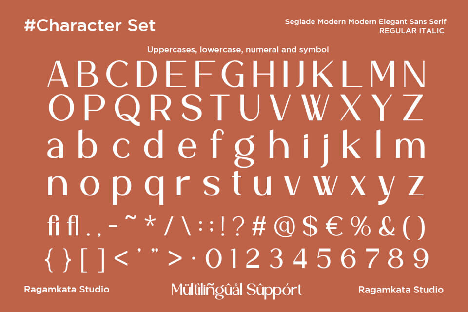Seglade Font