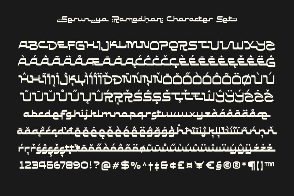 Serunya Ramadhan Font