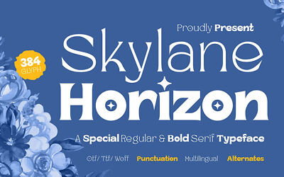 Skylane Horizon Font