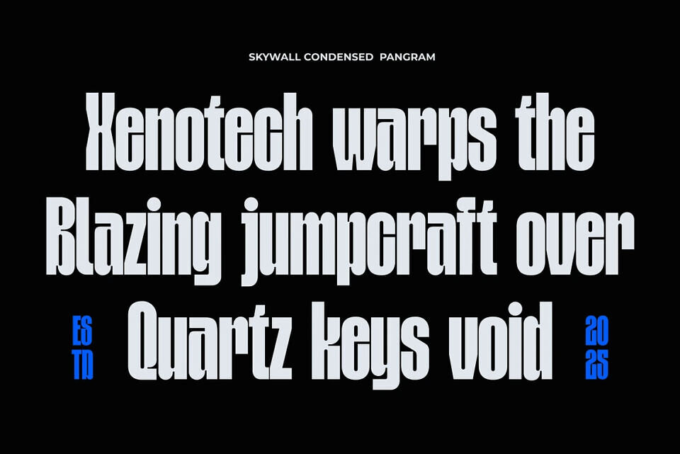 Skywall Font