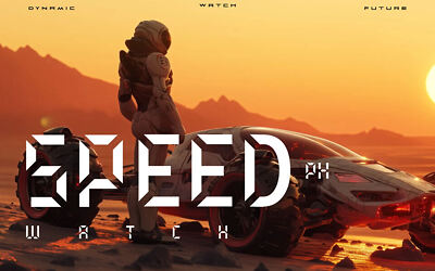 Speed Px Watch Font