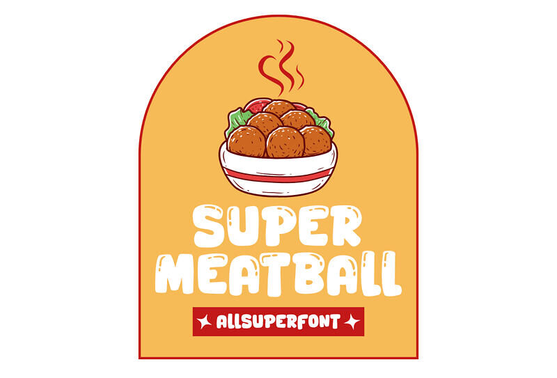 Super Meatball Font
