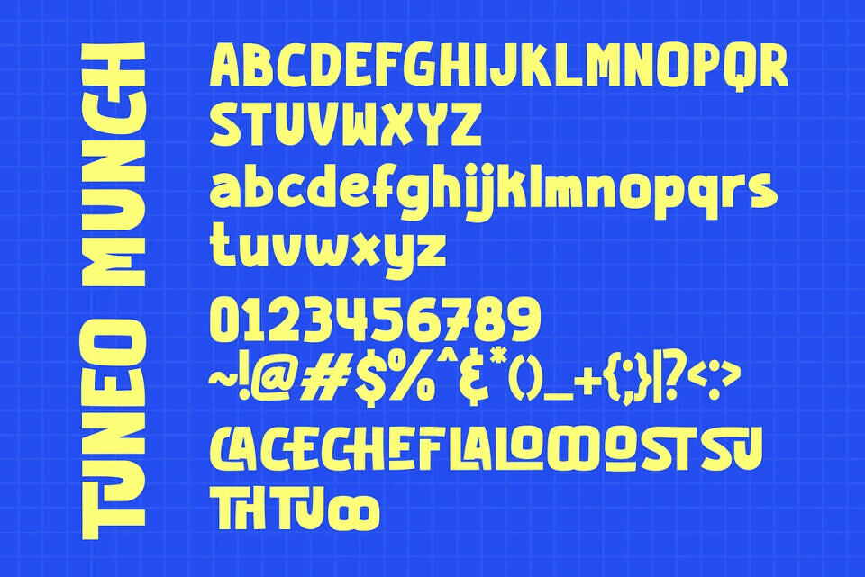 Tuneo Munch Font