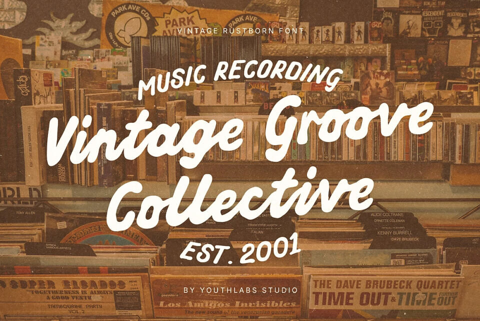 Vintage Rustborn Font