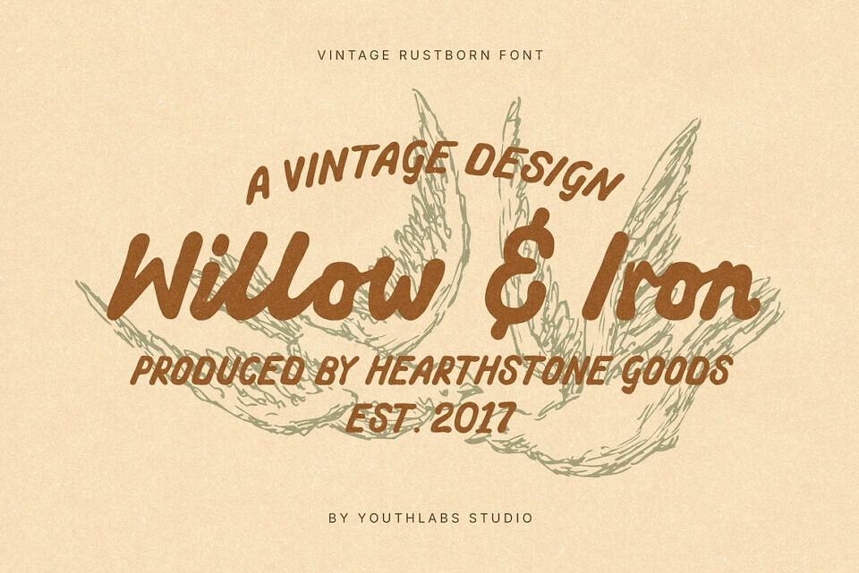 Vintage Rustborn Font