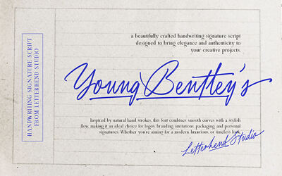 Young Bentley Font