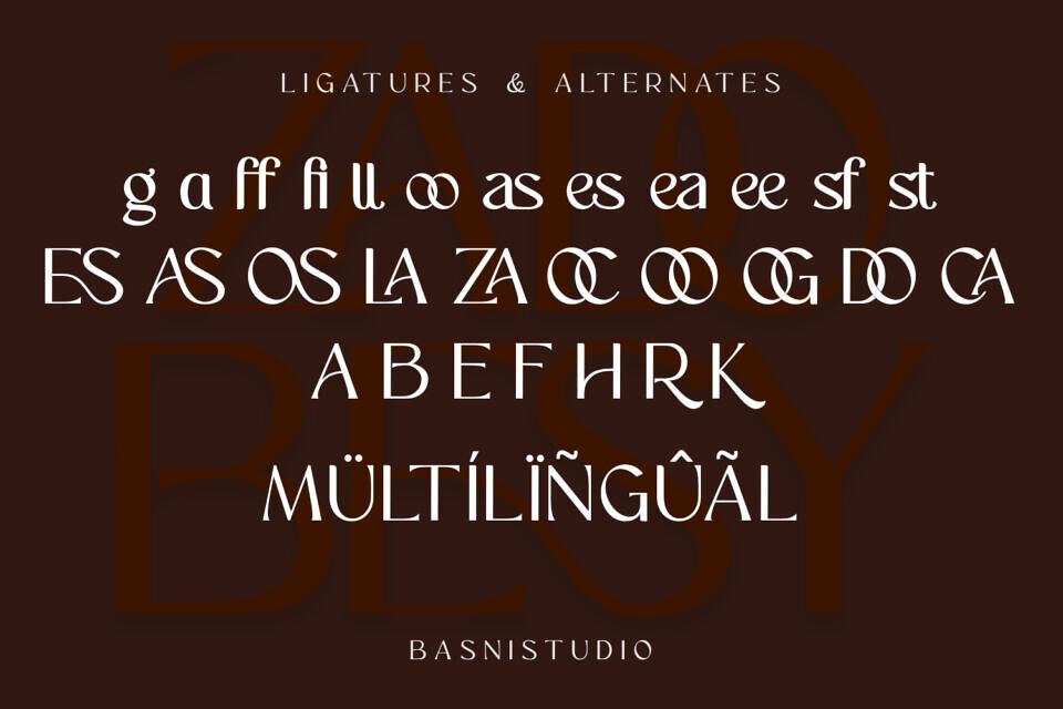 Zadobesy Font