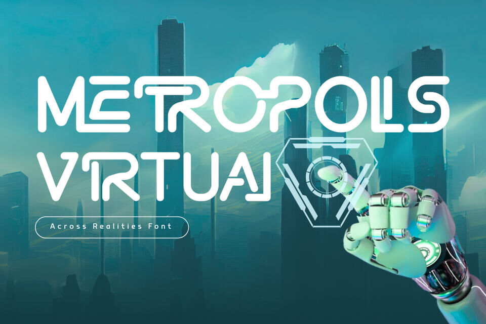 Across Realities Font