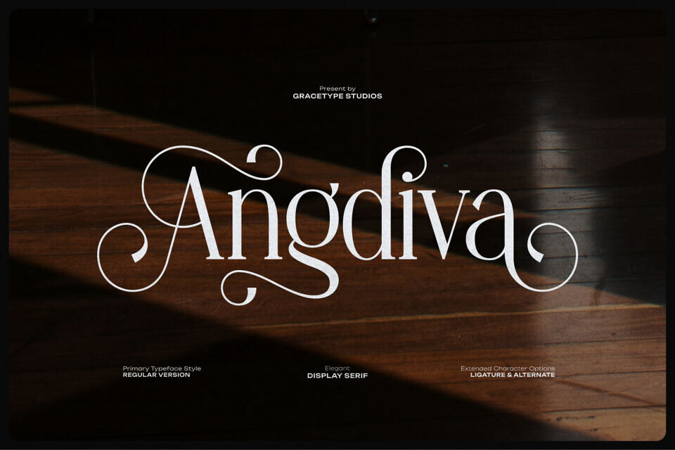 Angdiva Font