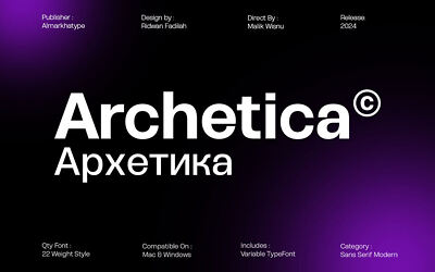 Archetica Font