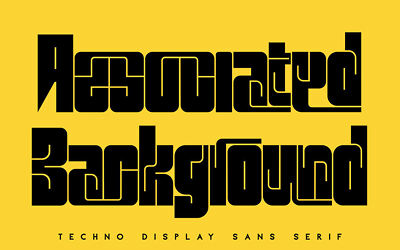 Associated Background Font