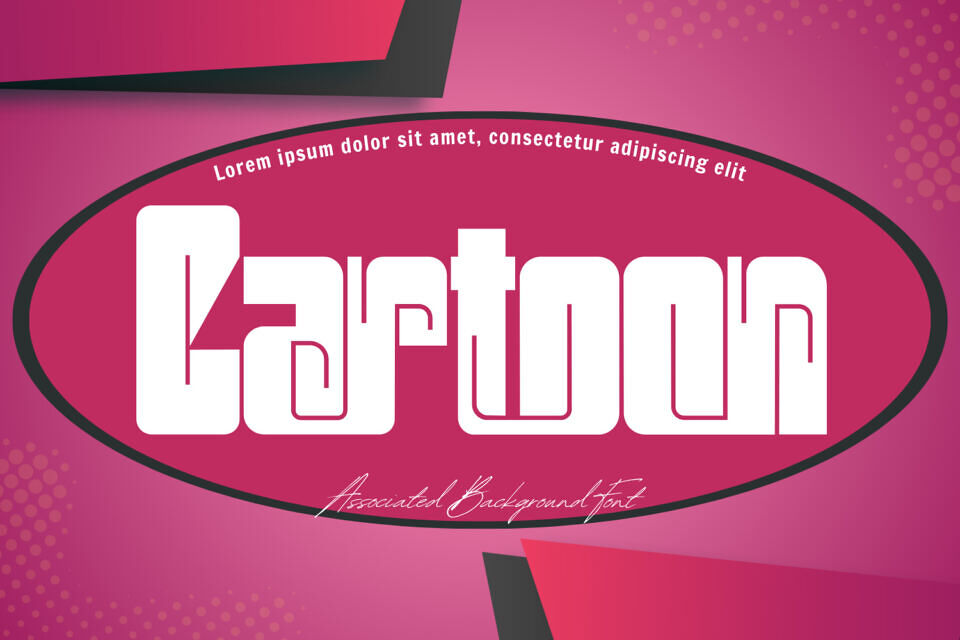 Associated Background Font