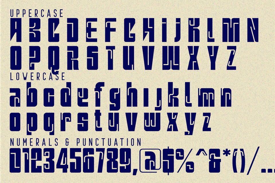 Associated Background Font