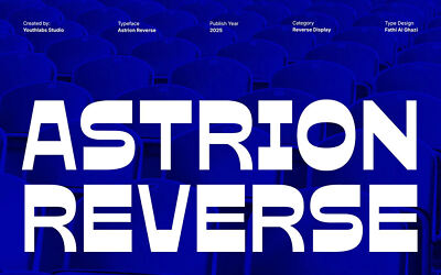 Astrion Reverse Font