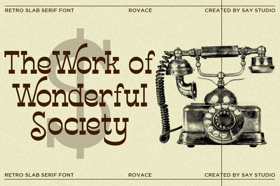 Rovace Font