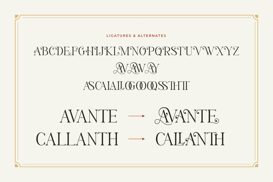 Avante Font