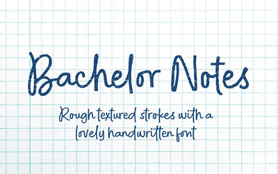 Bachelor Notes Font