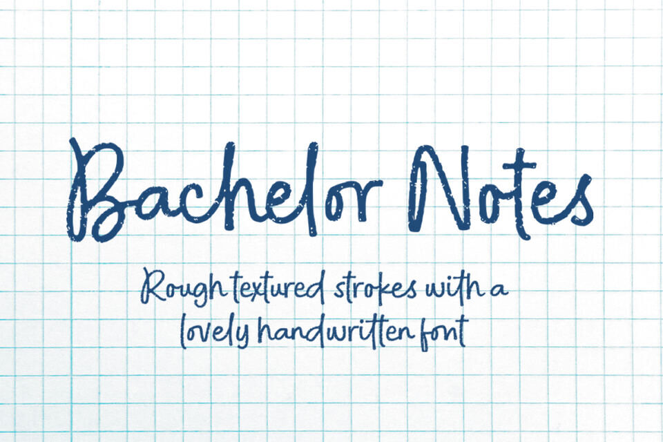 Bachelor Notes Font