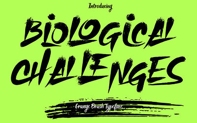 Biological Challenges Font