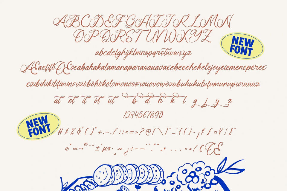 Bloomin Gflow Font