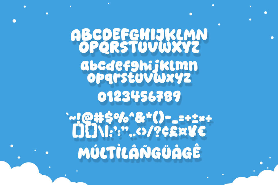 Blue Winter Font
