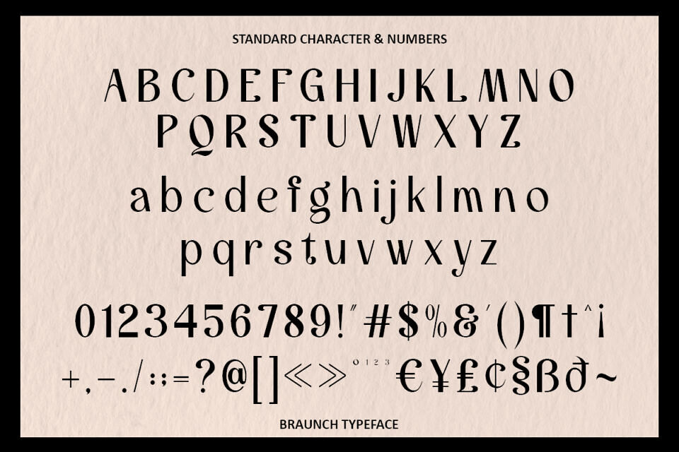 Braunch Font