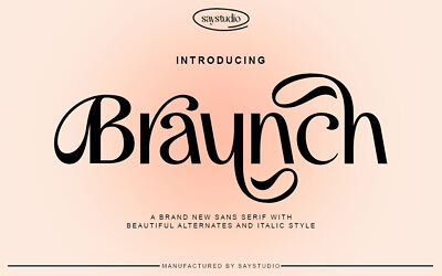 Braunch Font