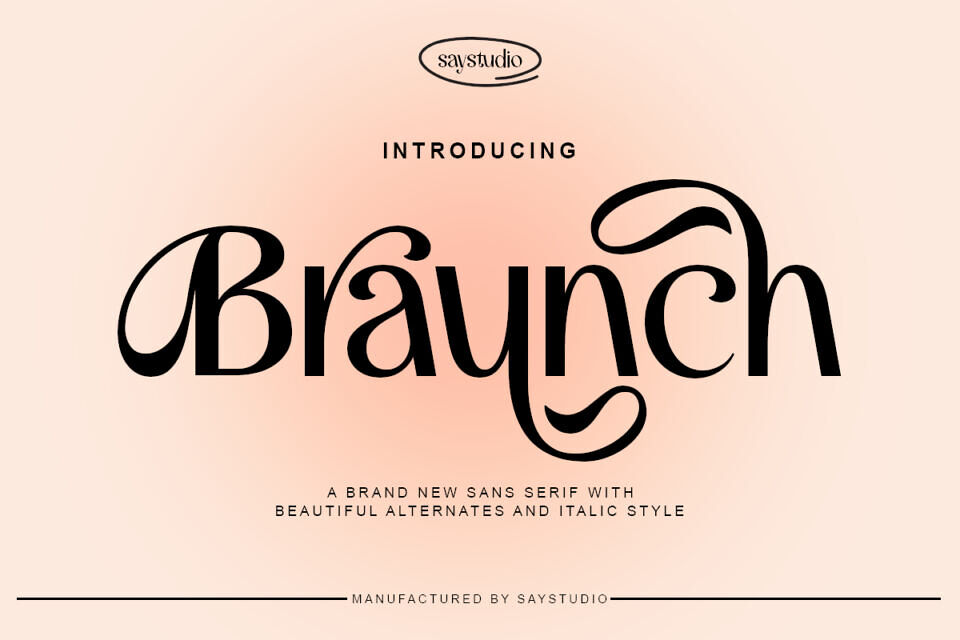 Braunch Font