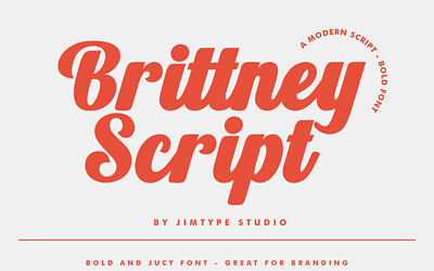 Brittney Script Font