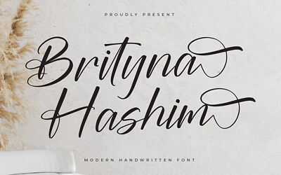 Brityna Hashim Font