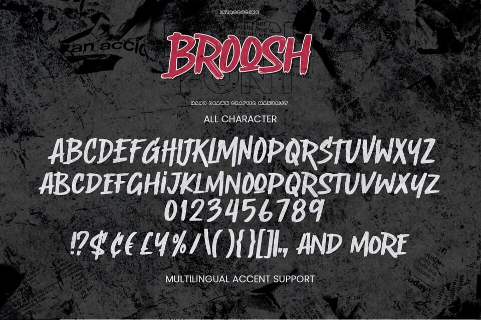 Broosh Font