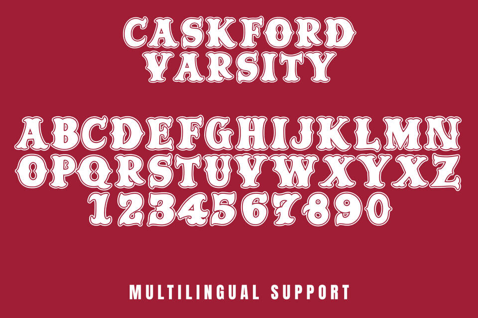 Caskford Varsity Font
