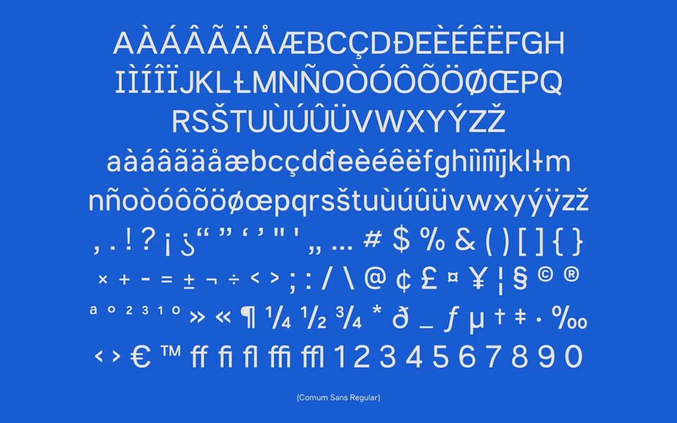 Comum Sans Font