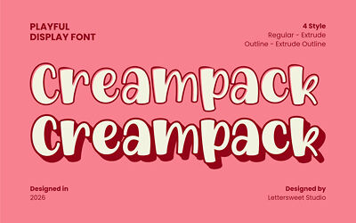 Creampack Font