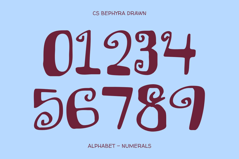 CS Bephyra Drawn Font