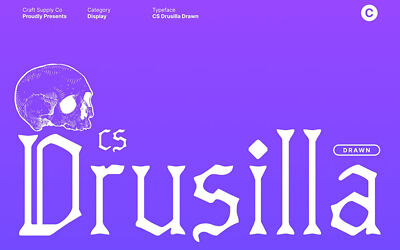 Cs Drusilla Drawn Font