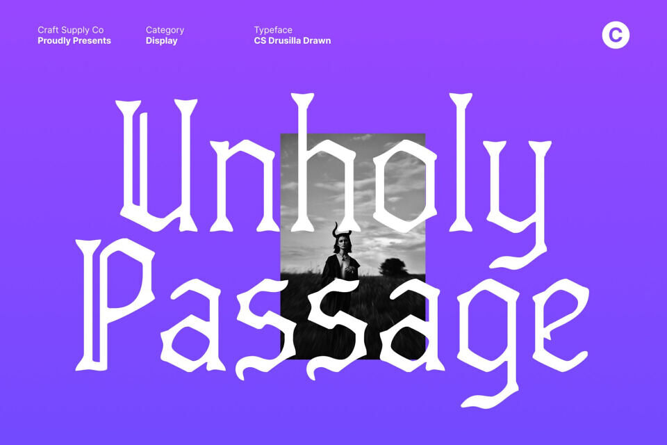 CS Drusilla Drawn Font