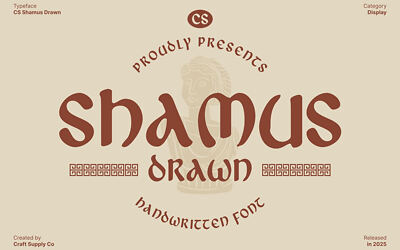 Cs Shamus Drawn Font