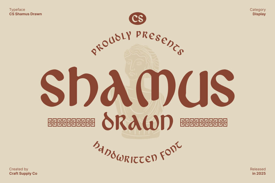 CS Shamus Drawn Font