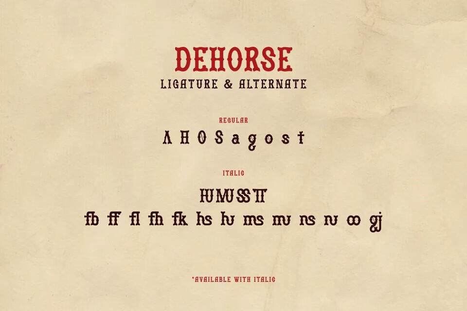 Dehorse Font