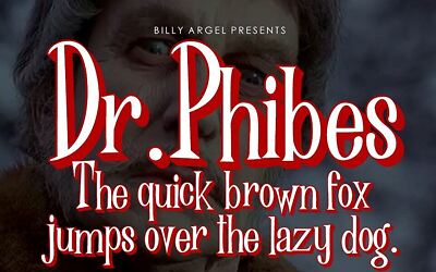 Dr Phibes Font