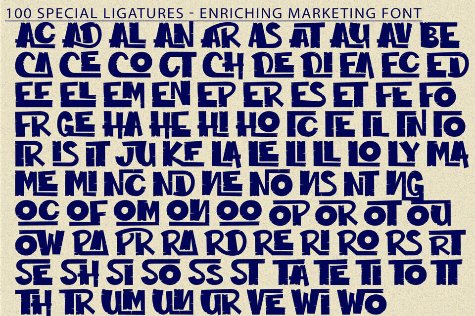 Enriching Marketing Font
