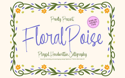 Floral Poise Font