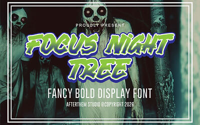 Focus Night Tree Font